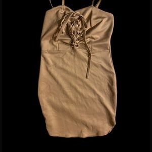 Tan dress